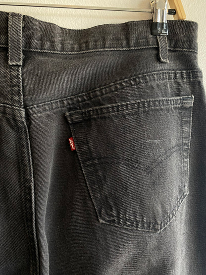 Vintage 1990’s Black Levi’s 501 Denim Jeans