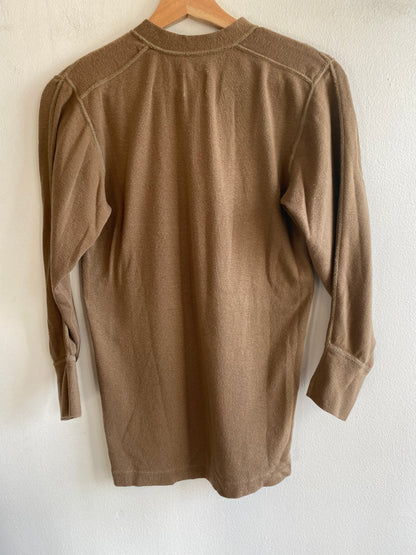 Vintage 1990’s Two-Button Military Issue Thermal Shirt