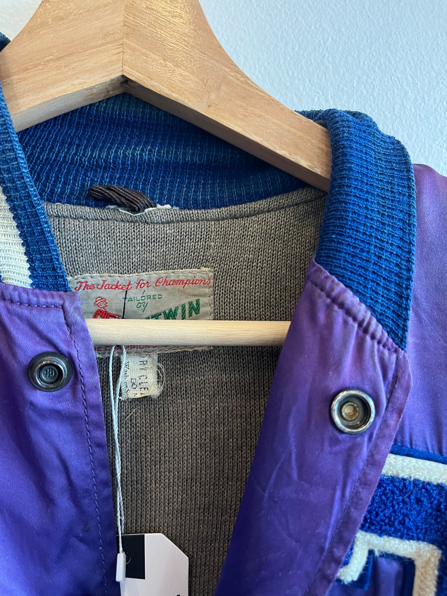 Vintage 1950’s Satin Varsity Jacket