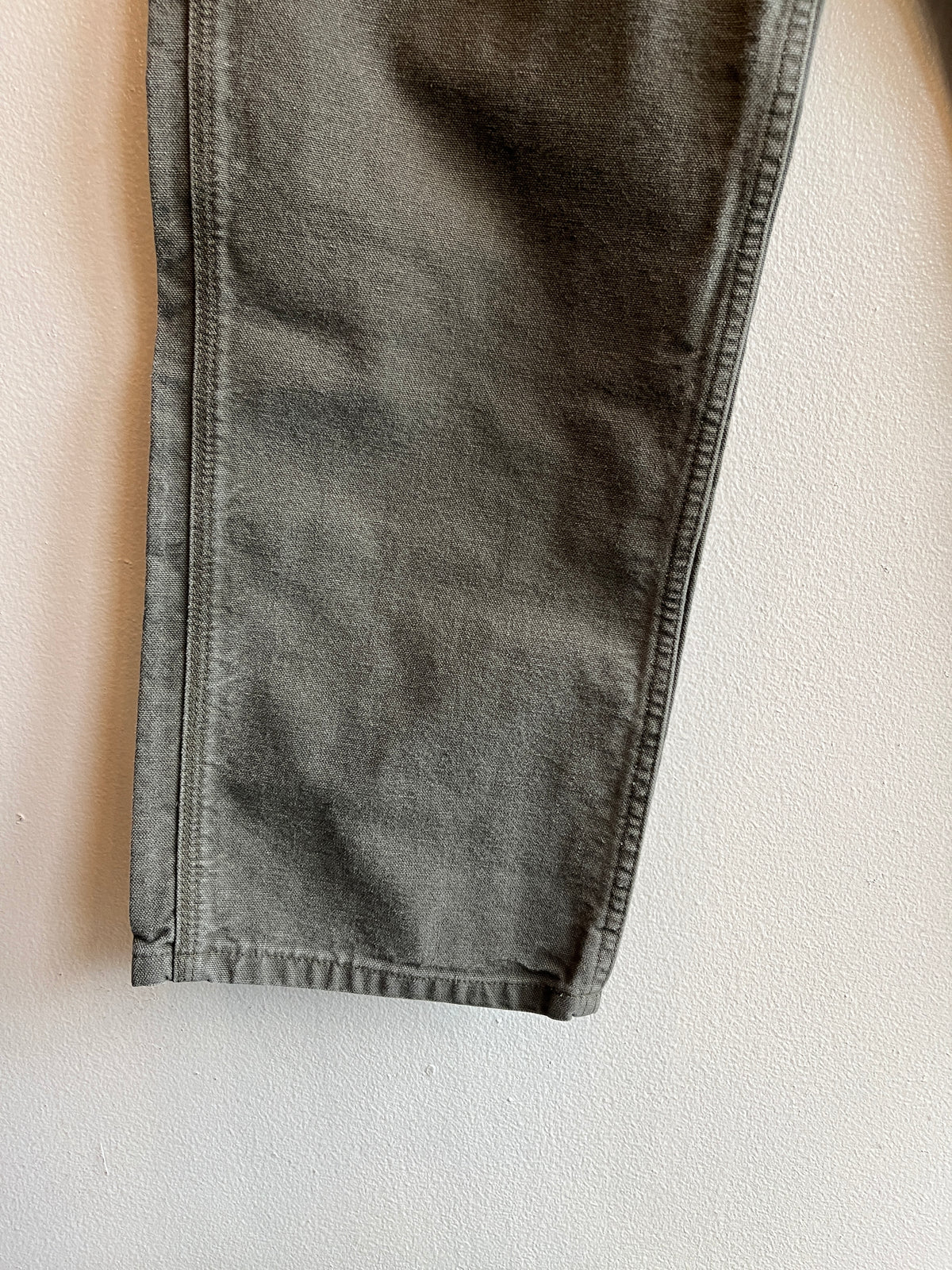 Vintage 2000’s Carhartt Olive Canvas Work Pants
