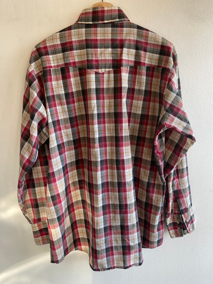 Vintage 1980’s Dee Cee Plaid Pearl Snap Shirt