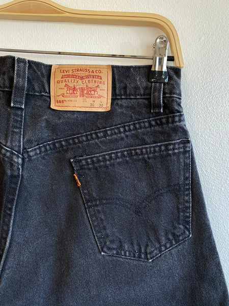Vintage 1990’s Levi’s 565 Black Denim Jeans