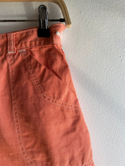 Vintage 1950’s Salmon Side-Zip Shorts