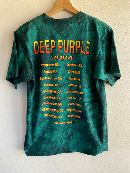 Vintage 2004 Deep Purple Tie-Dye Tour T-Shirt