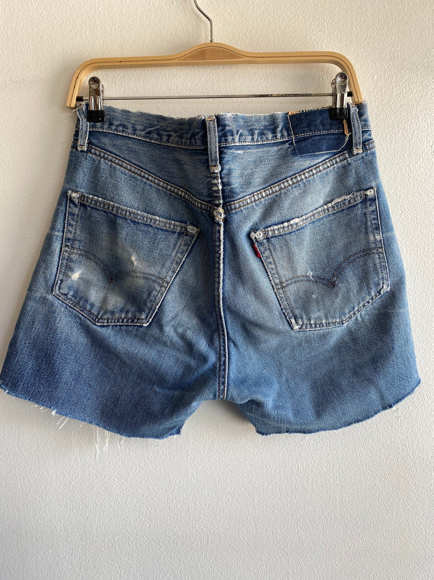 Vintage 1960/70’s Levi’s “Big E” 501 Selvedge Denim Cut-Off Shorts