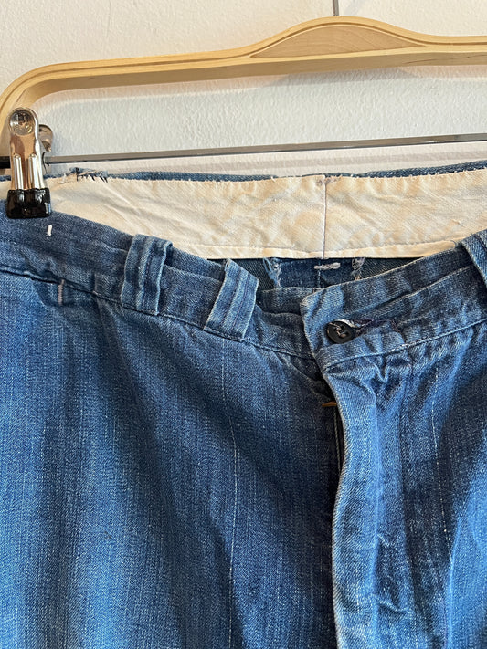 Vintage 1950’s Big Mac Denim Work Pants - La Lovely Vintage 