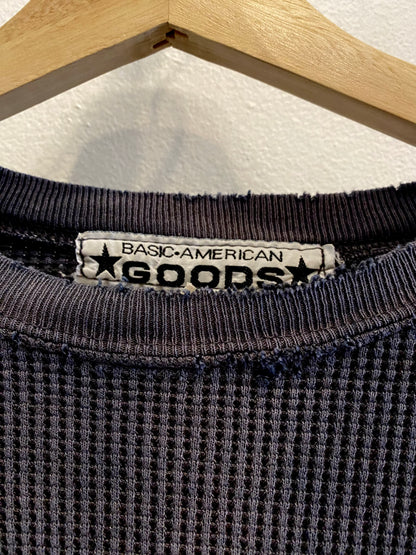 Vintage 1990’s sun faded black thermal