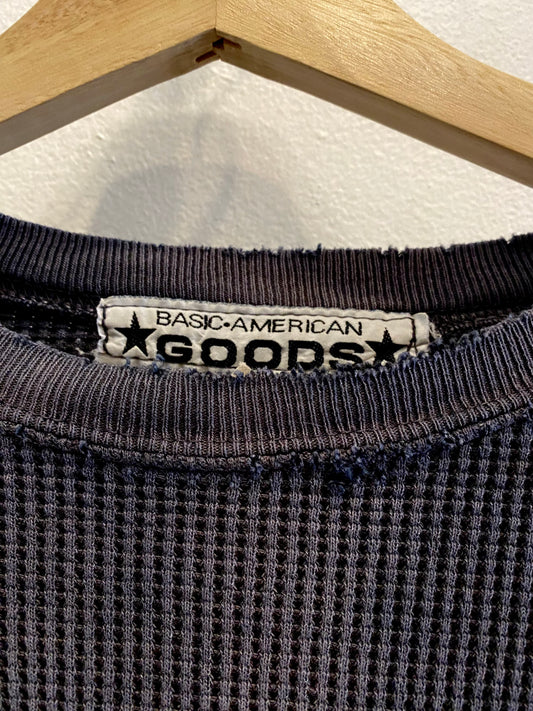 Vintage 1990’s sun faded black thermal