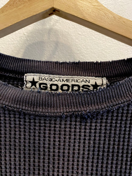 Vintage 1990’s sun faded black thermal