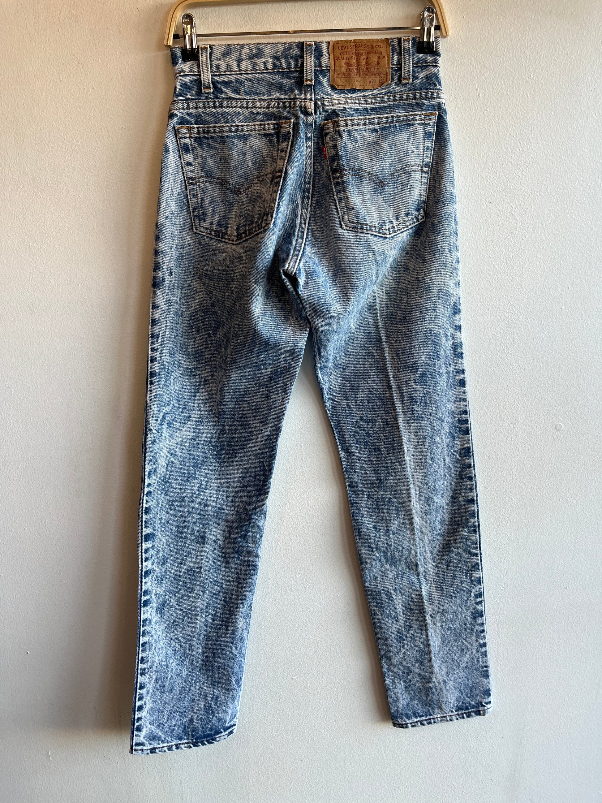 Vintage 1980's Levis 506 Acid Wash Denim Jeans - La Lovely Vintage 