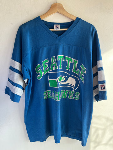 Vintage 1980’s Seattle Seahawks Jersey T-Shirt