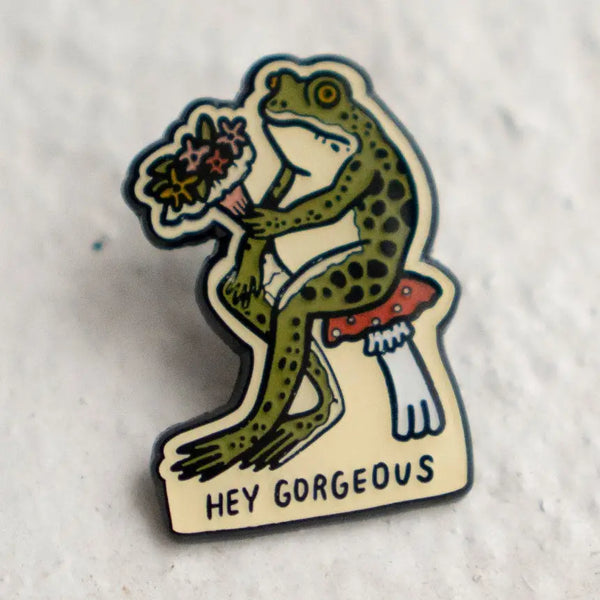 Stay Home Club - Enamel Pin - La Lovely Vintage 