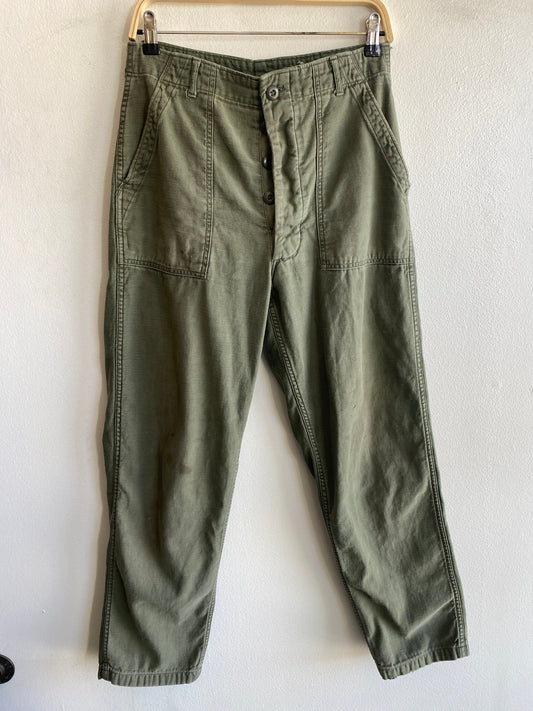 Vintage 1970’s OG-107 Military Fatigue Trousers - La Lovely Vintage 