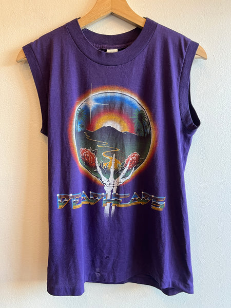 Vintage 1983 Grateful Dead Sleeveless Tour T-Shirt