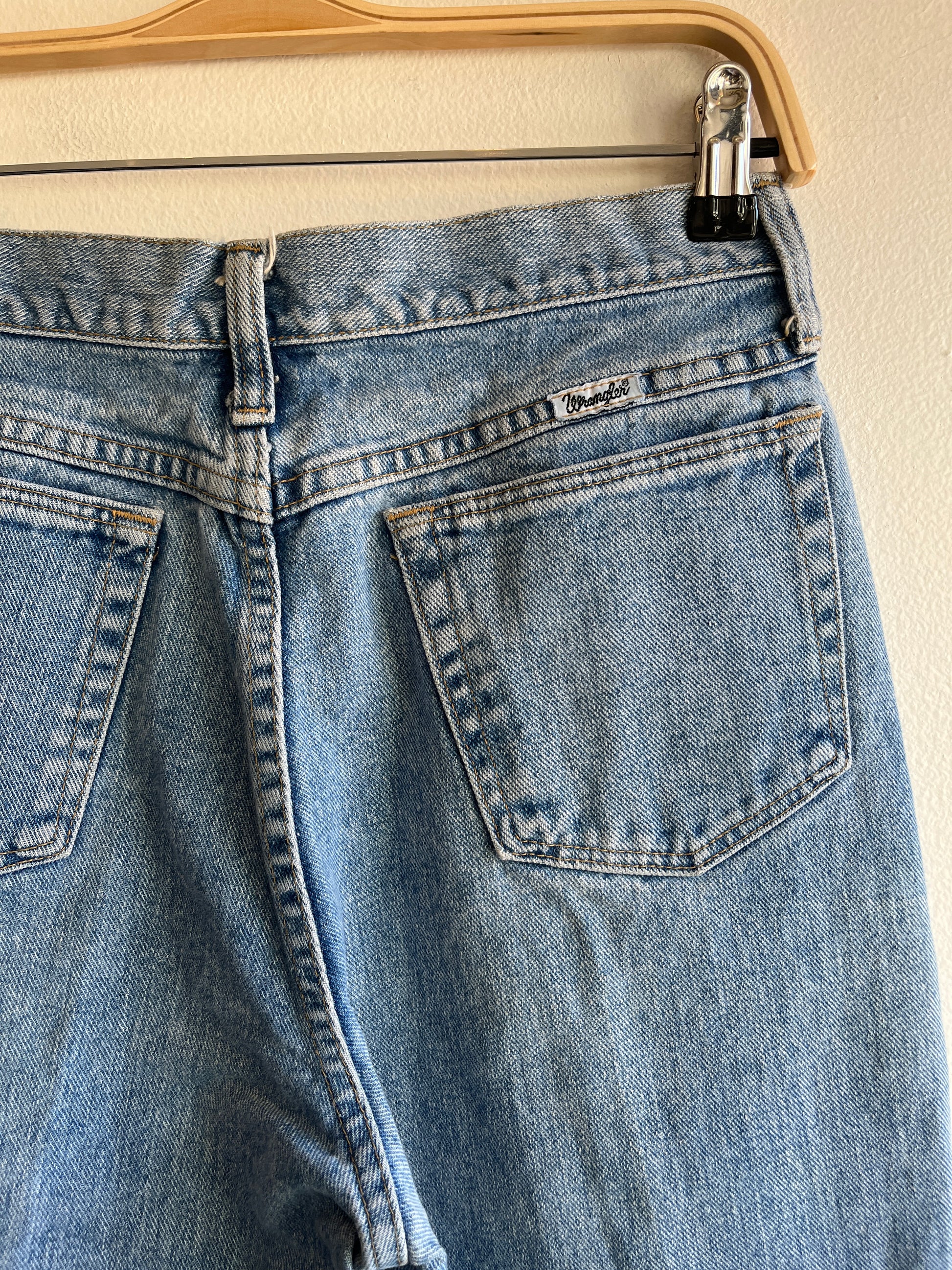 Vintage 1980’s Wrangler Exposed Button Denim Jeans - La Lovely Vintage 