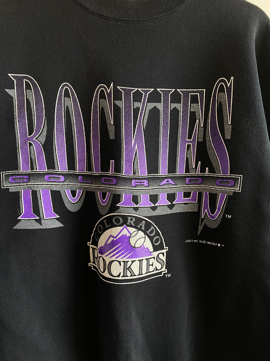 Vintage 1993 Colorado Rockies Crewneck Sweatshirt - La Lovely Vintage 