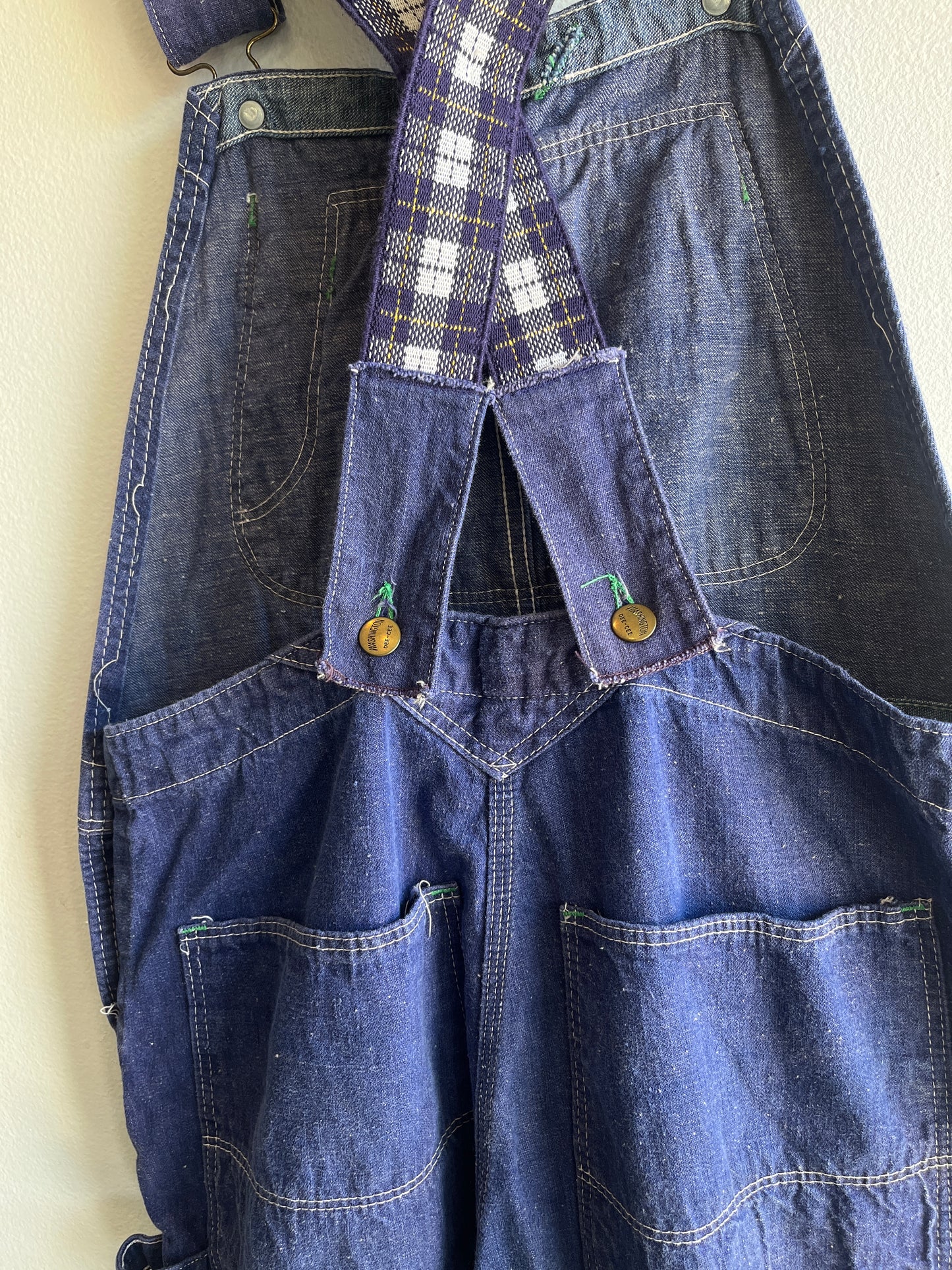Vintage 1950’s Dee Cee Denim Lowback Overalls - La Lovely Vintage 