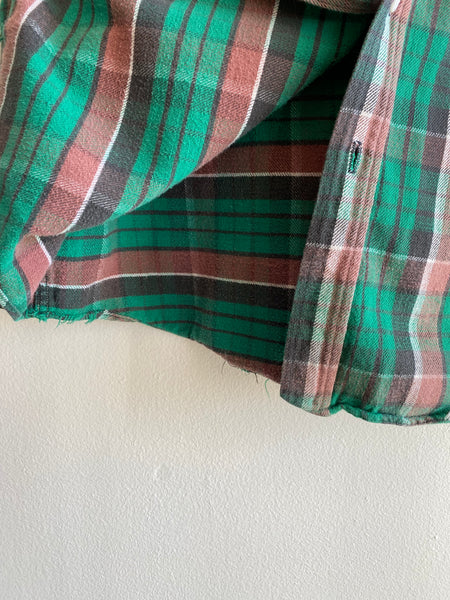 Vintage 1950’s P-N-H Cotton Flannel Button-Up Shirt