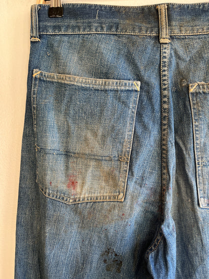 Vintage 1950’s Headlight “Headies” Flap-Pocket Denim Jeans