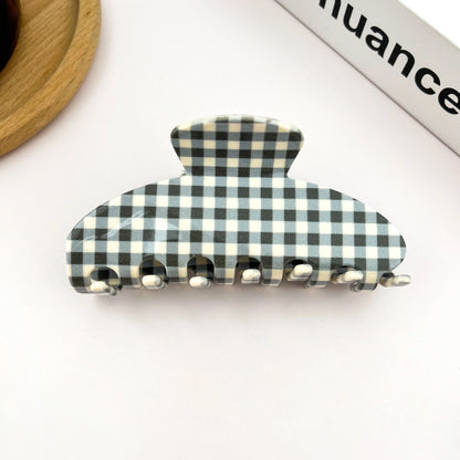 Checkerboard Claw Clip - La Lovely Vintage 