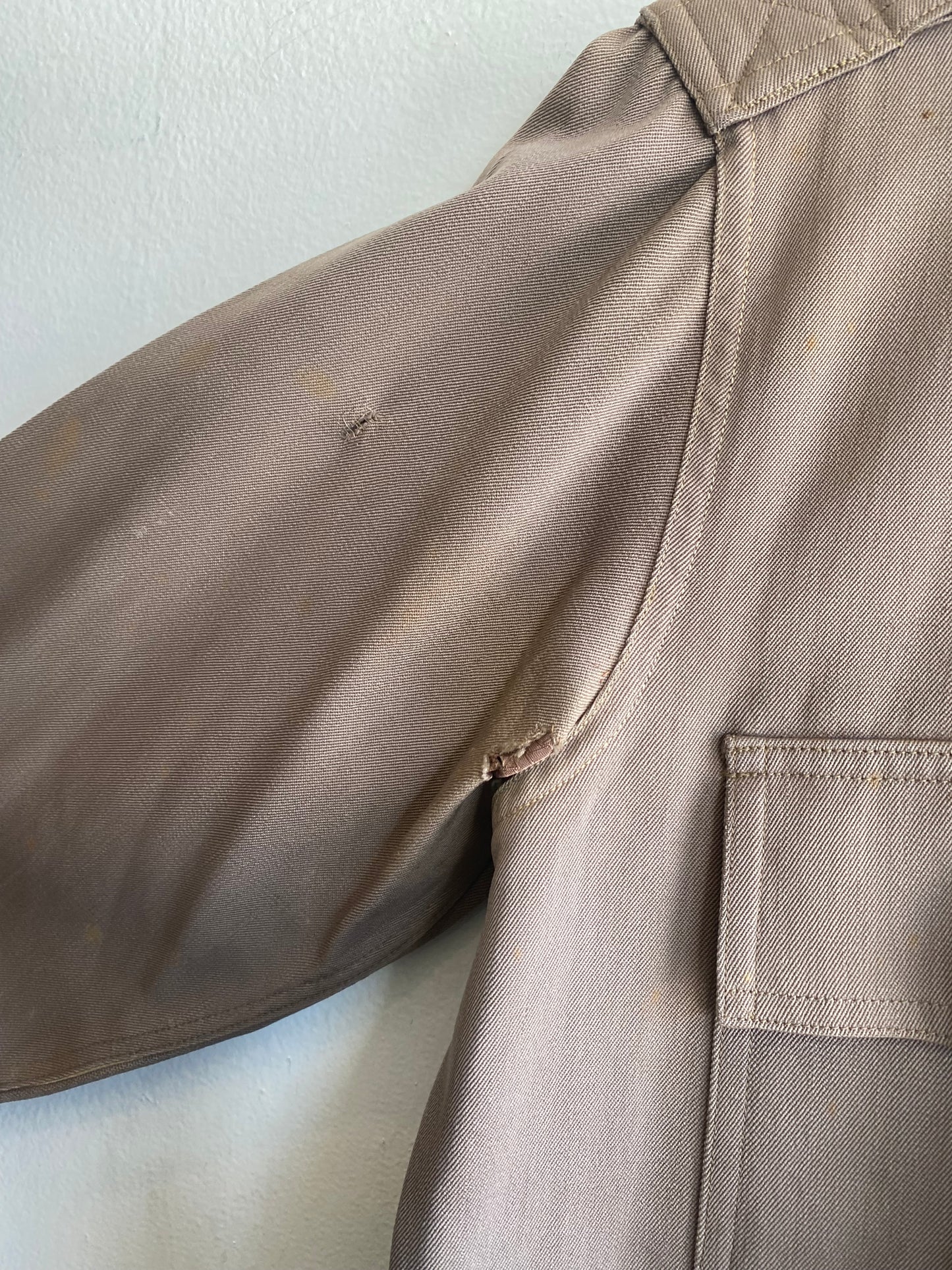 Vintage 1930’s US Army Gabardine Chinstrap Shirt