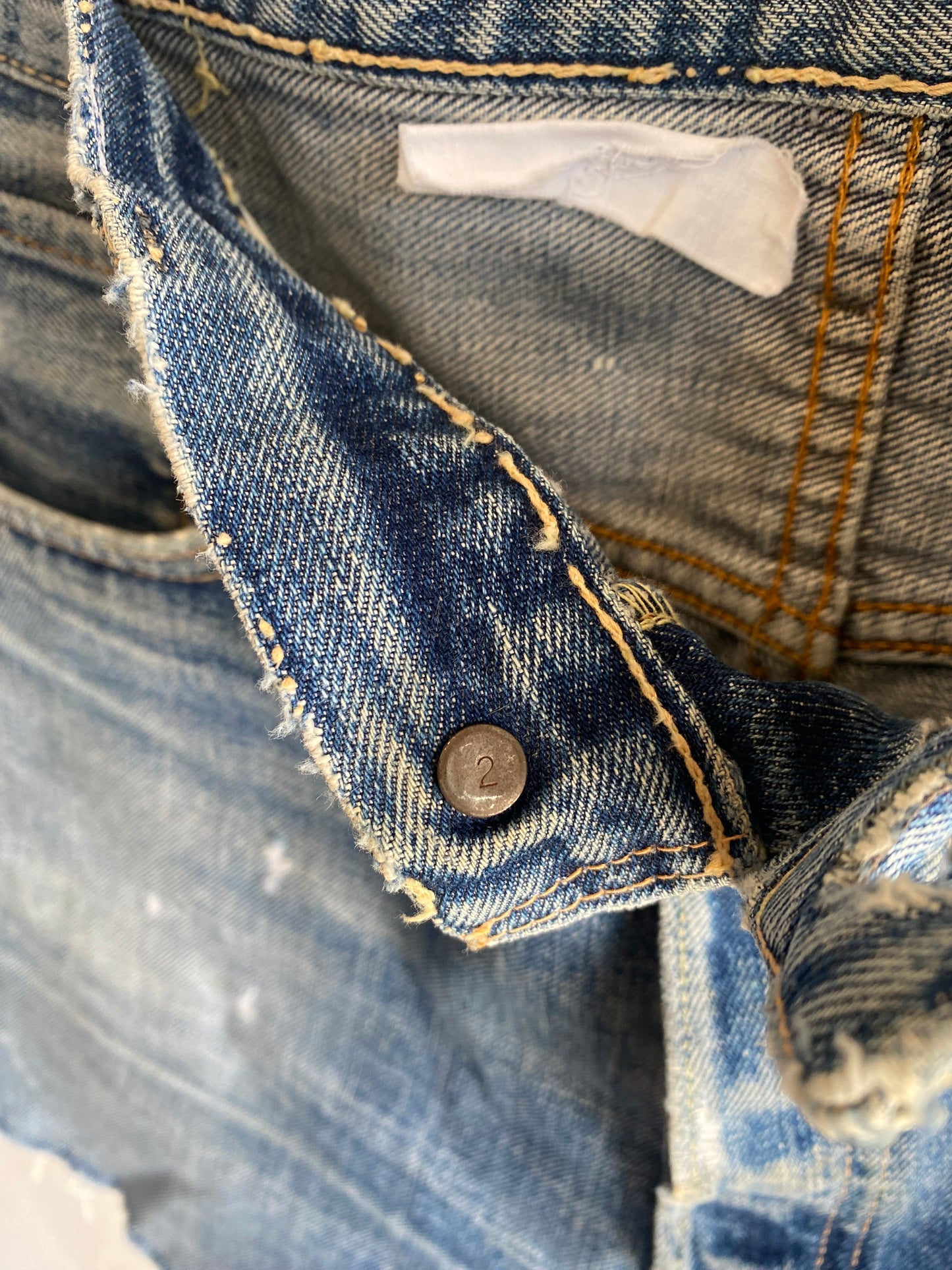 Vintage 1960/70’s Levi’s “Big E” 501 Selvedge Denim Cut-Off Shorts