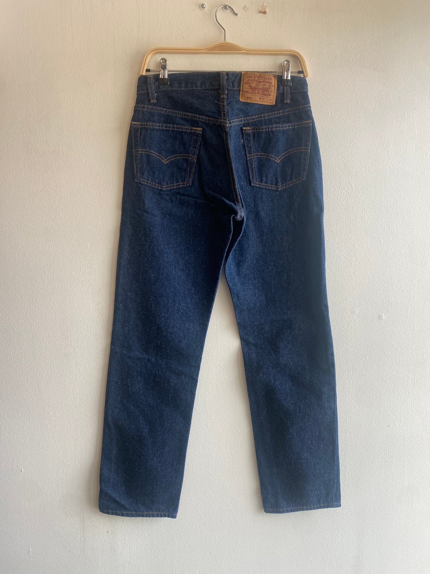 Vintage 1990’s One-Wash Levi’s 501 Denim Jeans