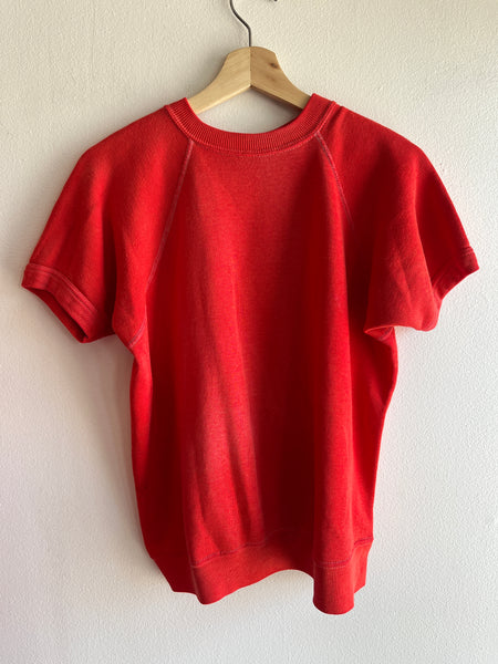 Vintage 1970’s Red Short-Sleeved Sweatshirt