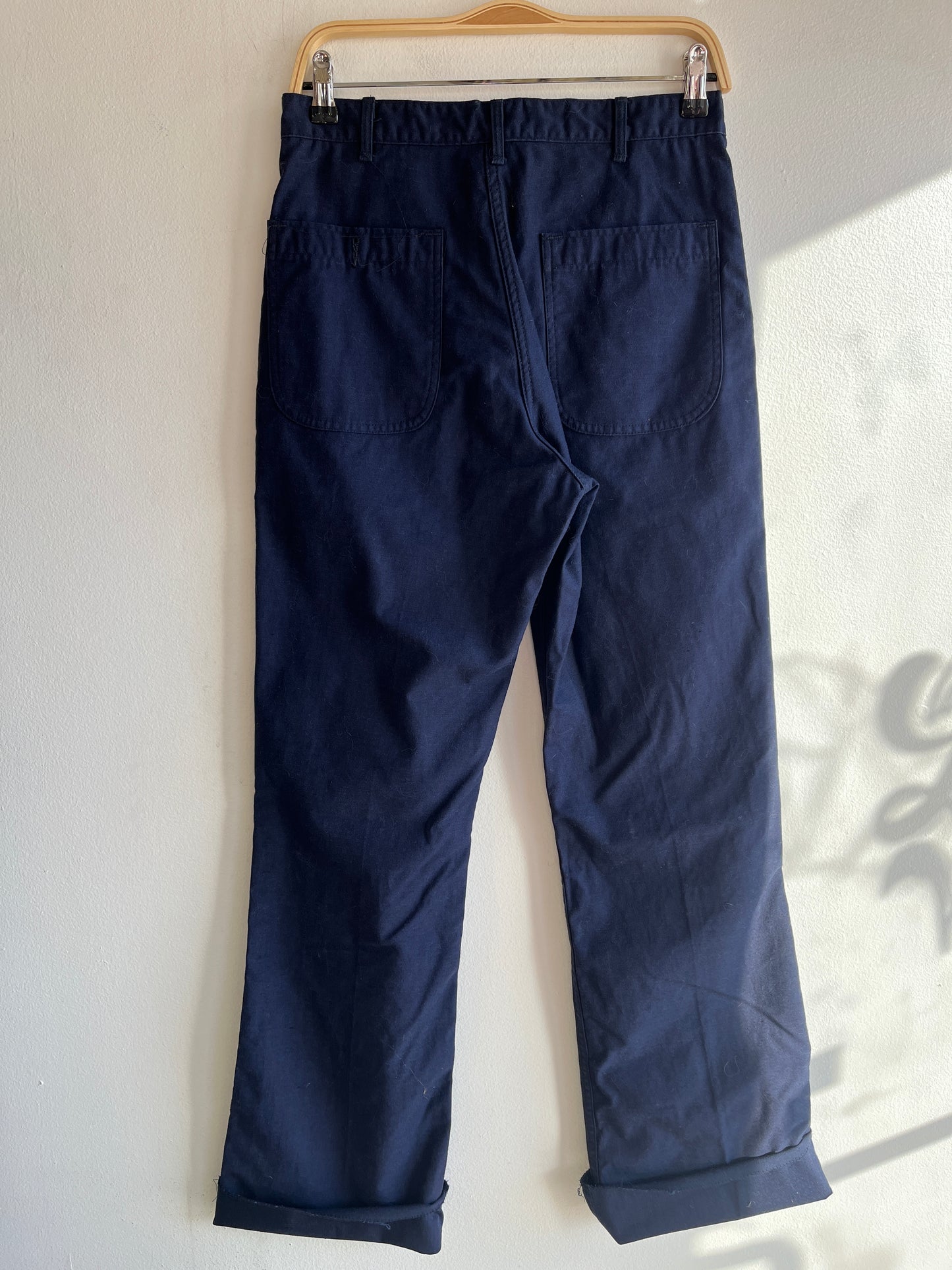 Vintage 1980’s Dark Blue Fatigue Pants