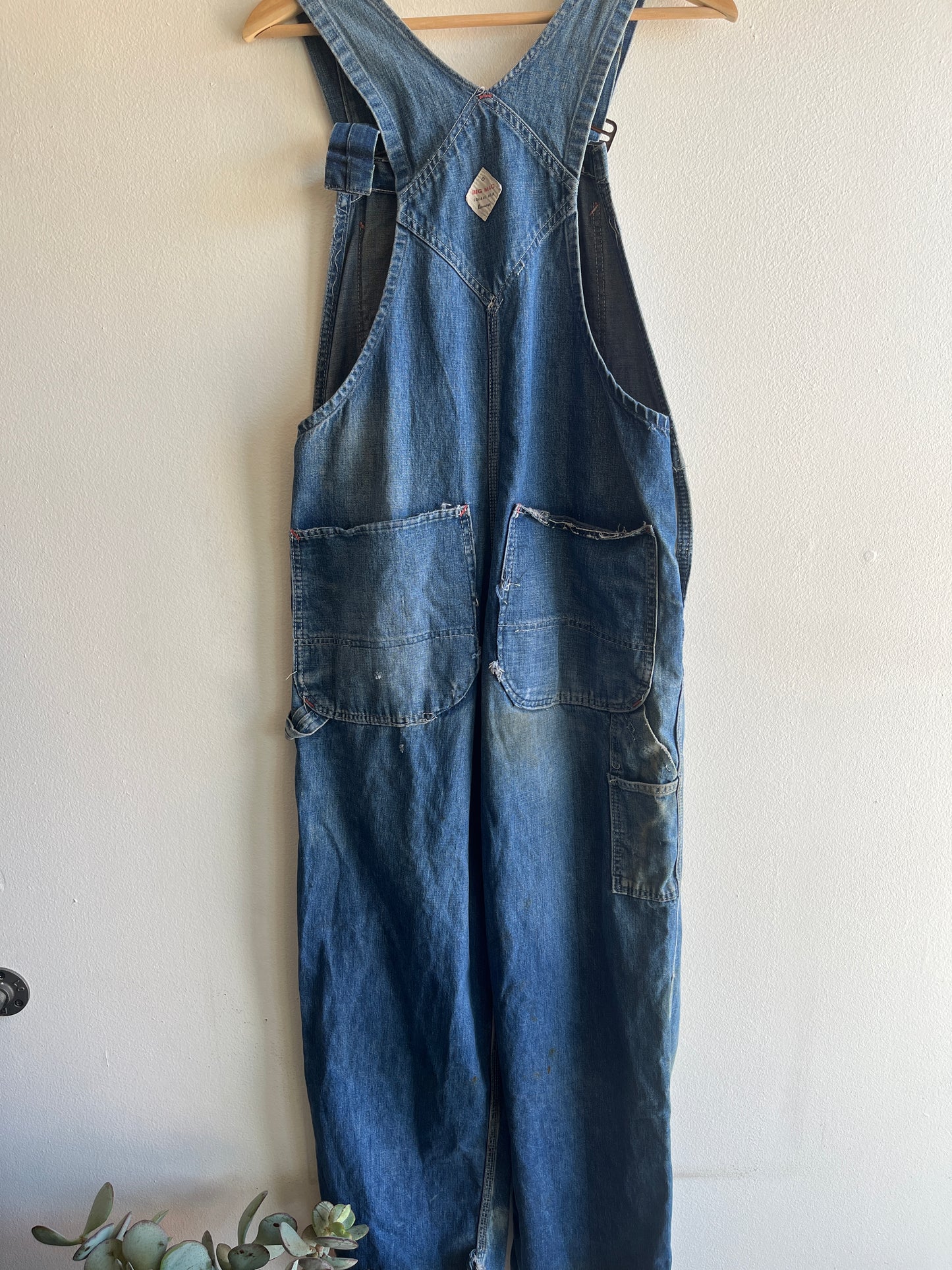 Vintage 1950’s Penney’s Big Mac Denim Overalls - La Lovely Vintage 