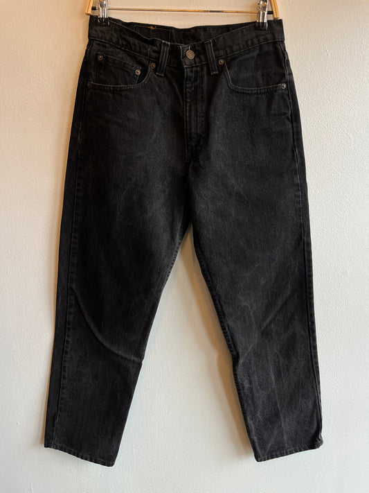 Vintage 1990’s Levi’s 555 Black Denim Jeans