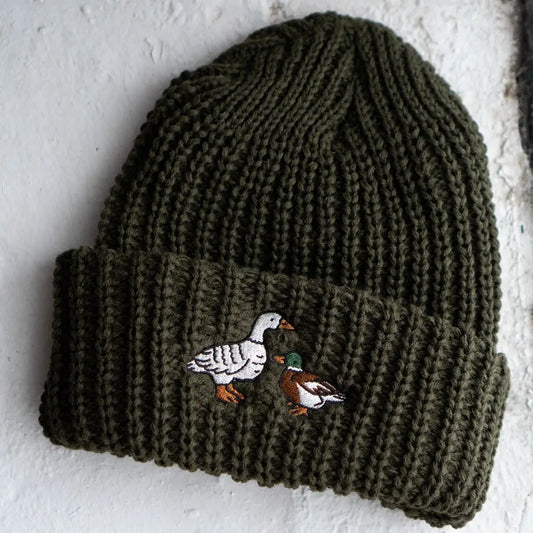 Stay Home Club - Chunky Knit Beanie - La Lovely Vintage 