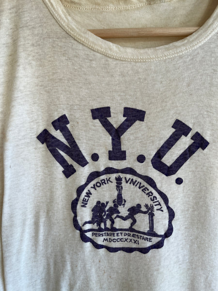 Vintage 1940’s New York University T-Shirt