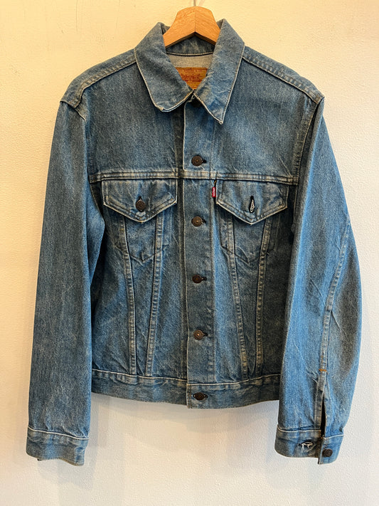 Vintage 1970’s Levi’s “Bertha” Painted Denim Trucker Jacket