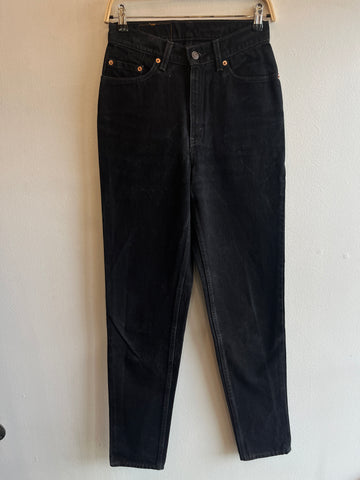 Vintage 1990's Levi’s 512 Black Denim Jeans