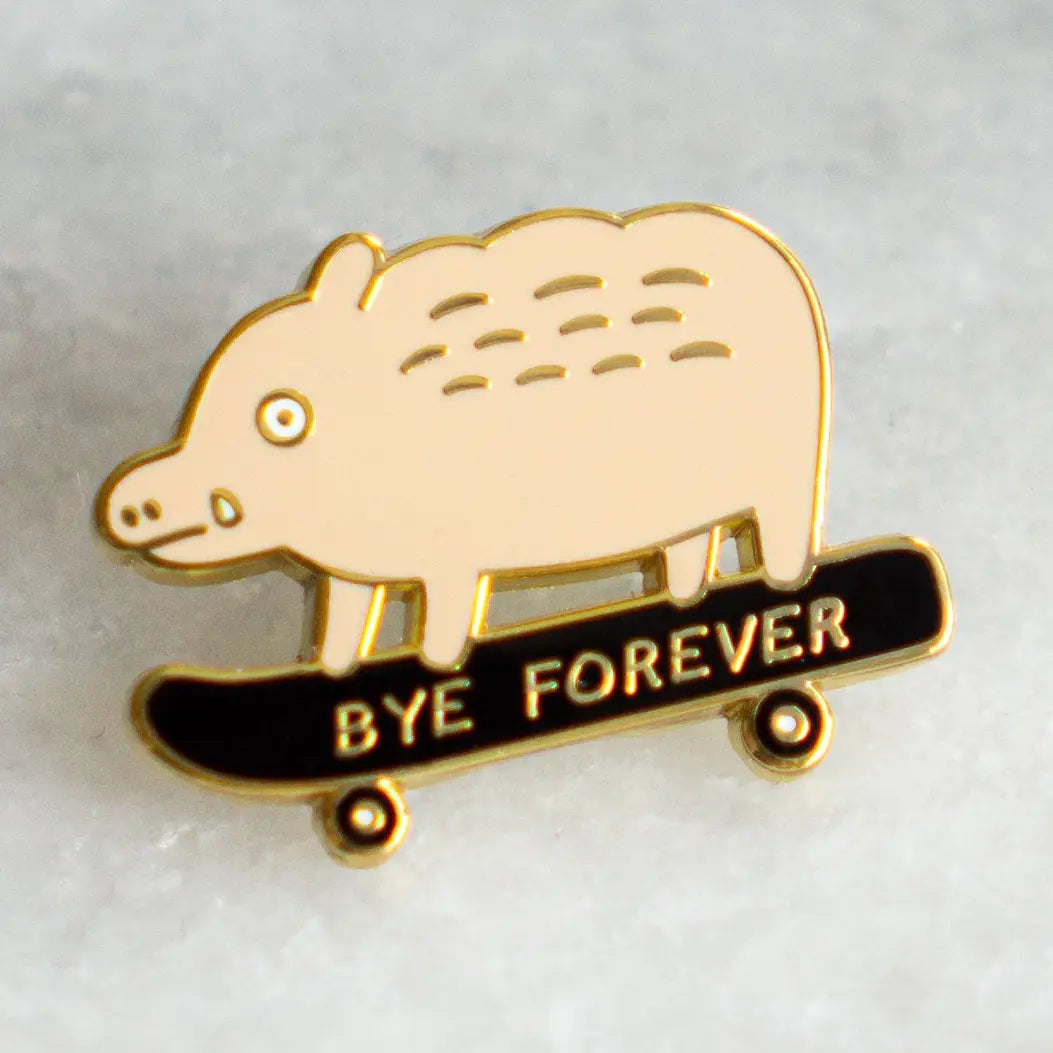 Stay Home Club - Enamel Pin - La Lovely Vintage 