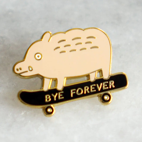 Stay Home Club - Enamel Pin - La Lovely Vintage 
