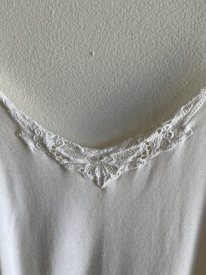 Vintage 1970’s Knit Lace Tank-Top