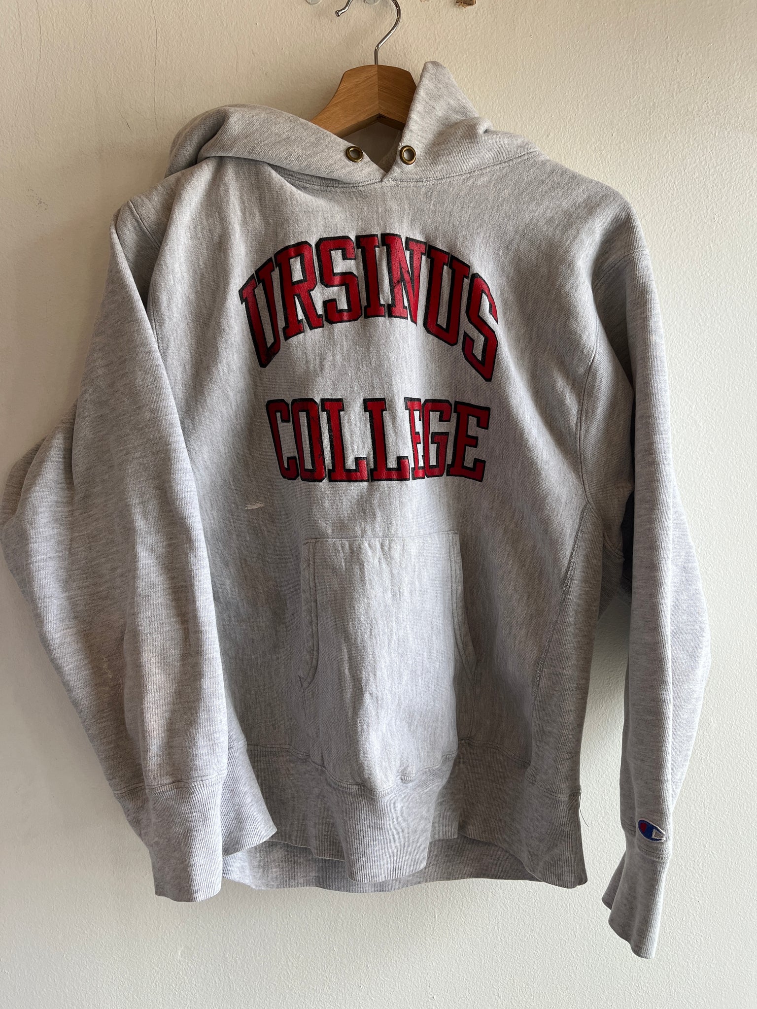 Vintage 1980’s Ursinus College Reverse Weave Hooded Sweatshirt
