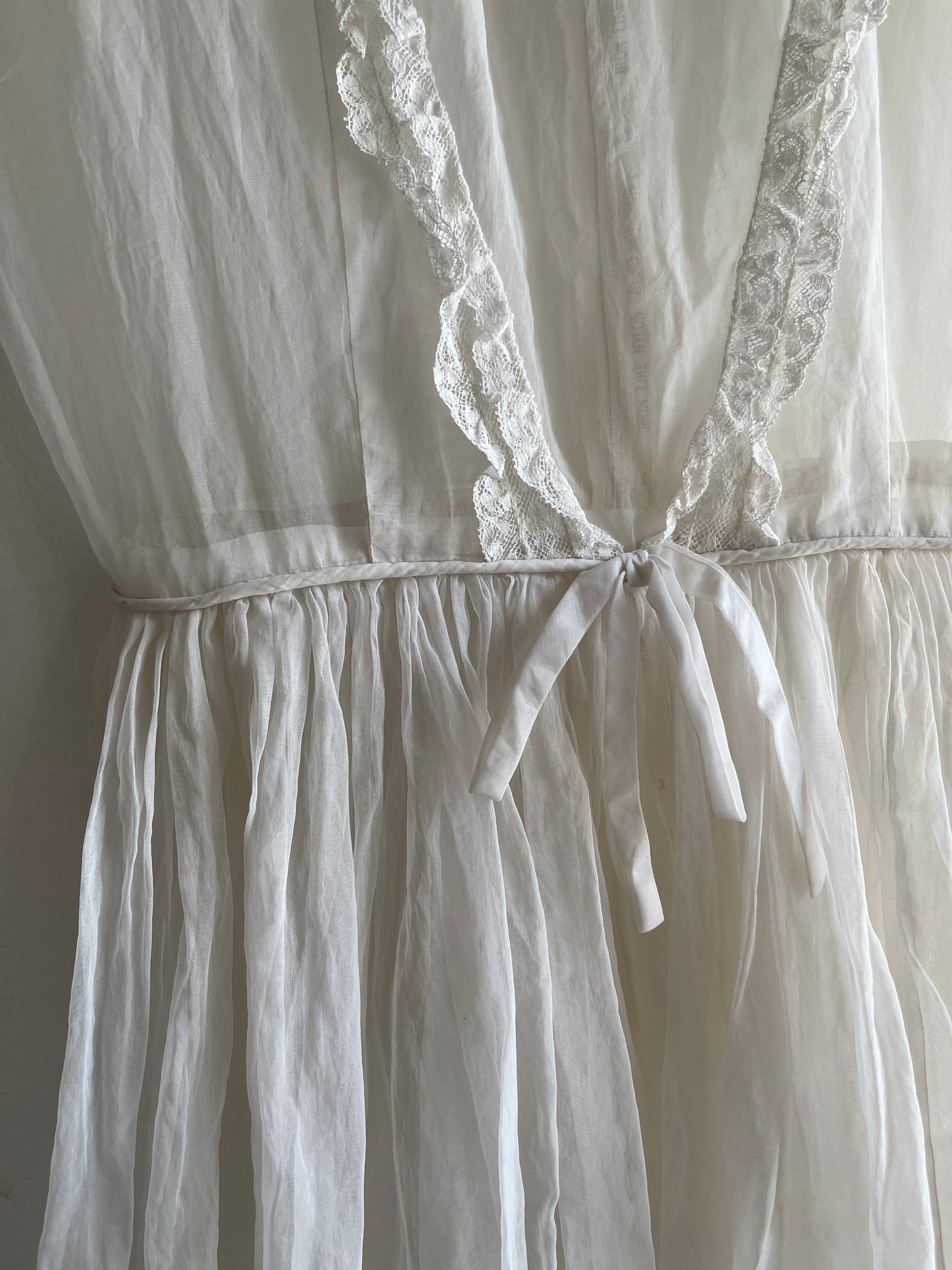 Vintage 1970’s Sheer Taffeta Dress