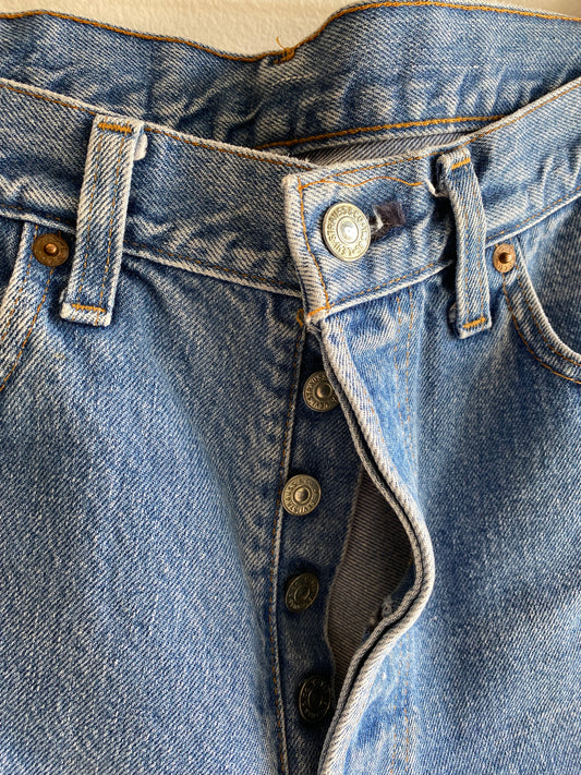 Vintage 1980’s Levi’s 501 Selvedge Denim Shorts