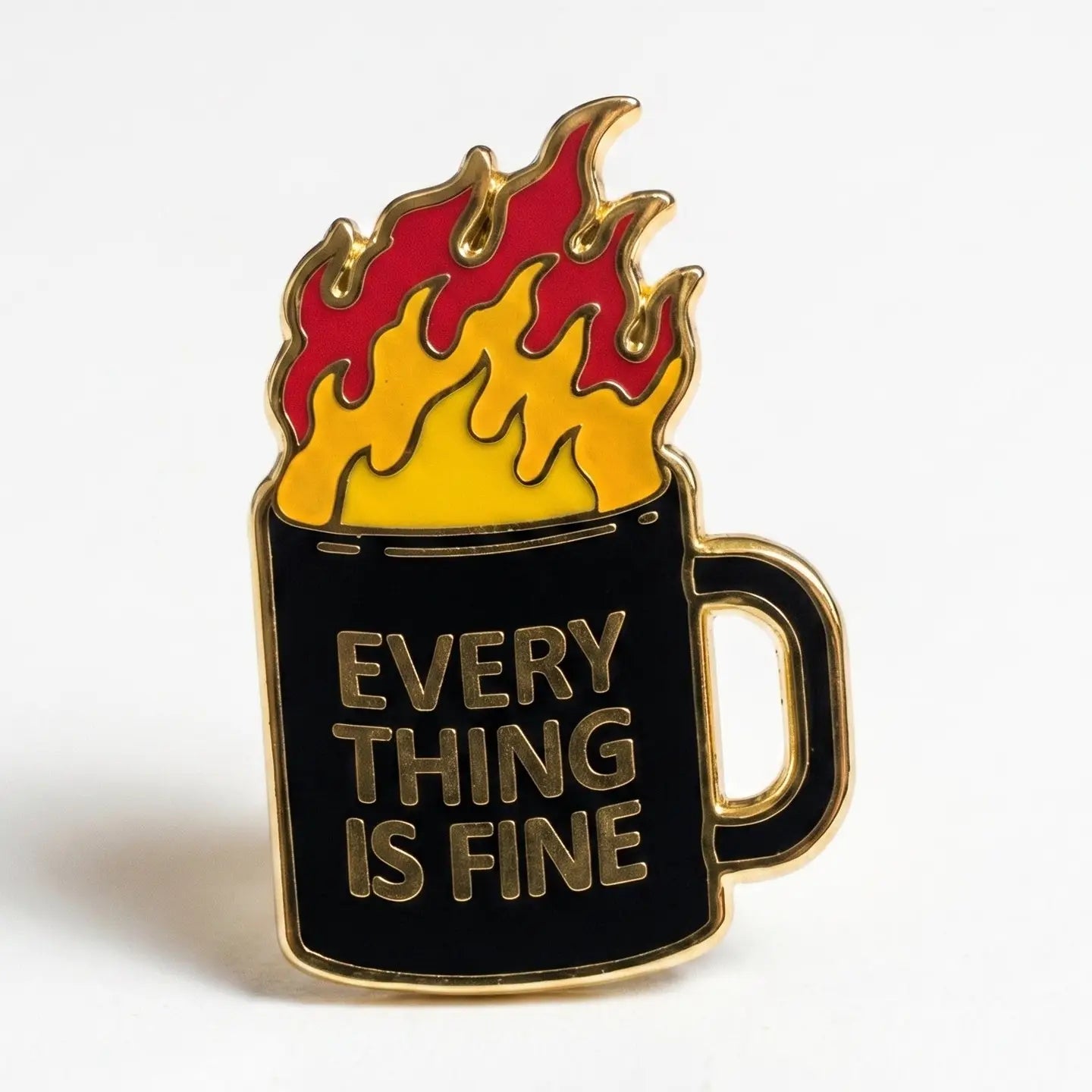 Strike Gently - Enamel Pin - La Lovely Vintage 