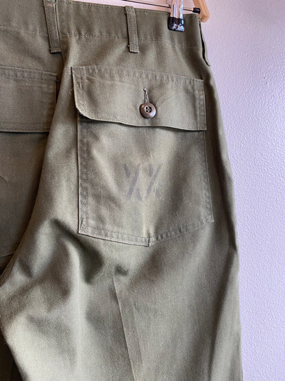 Vintage 1970’s OG-507 Military Fatigue Trousers