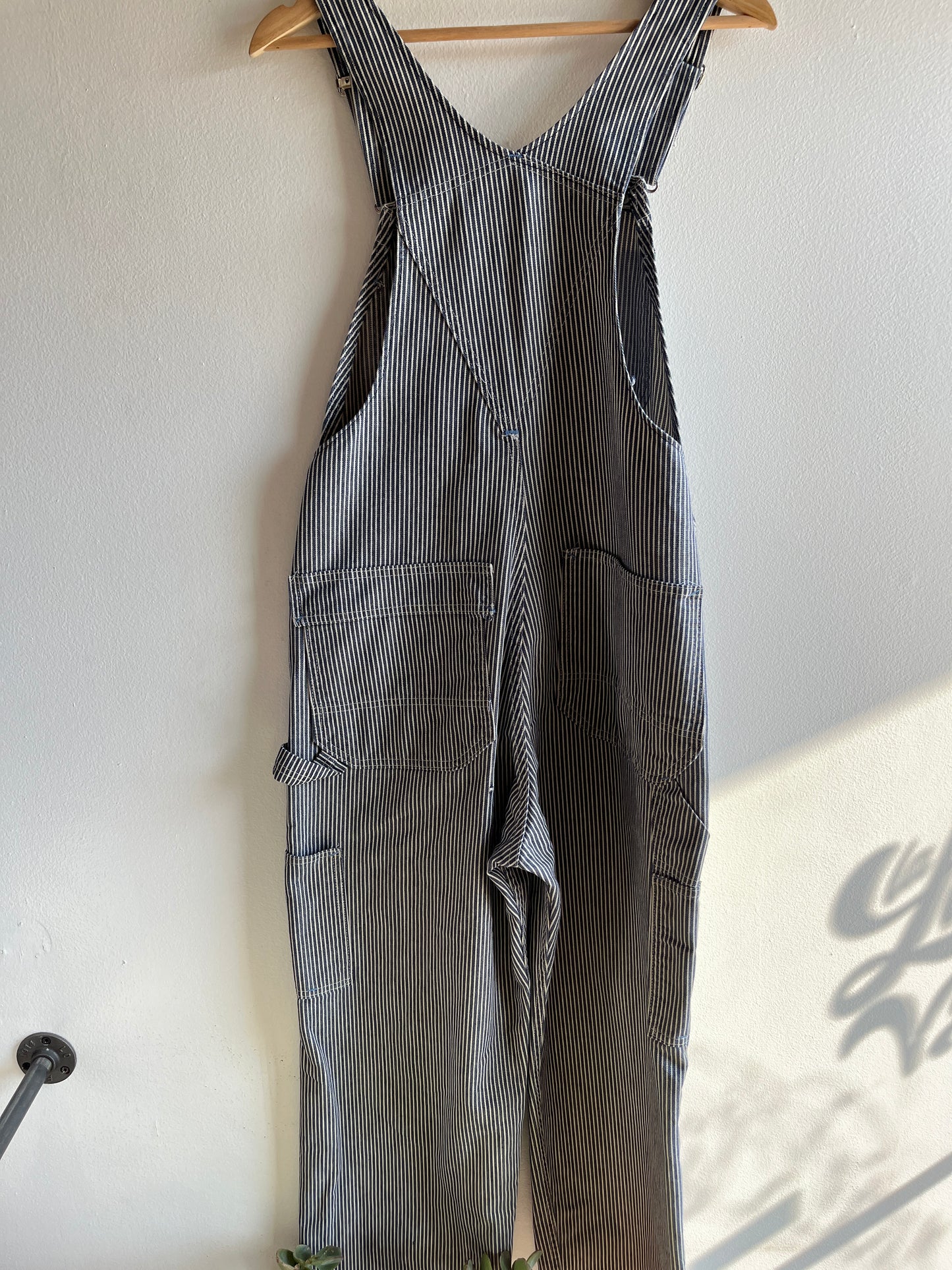 Vintage 1960/70’s Sears Hickory Stripe Denim Overalls - La Lovely Vintage 