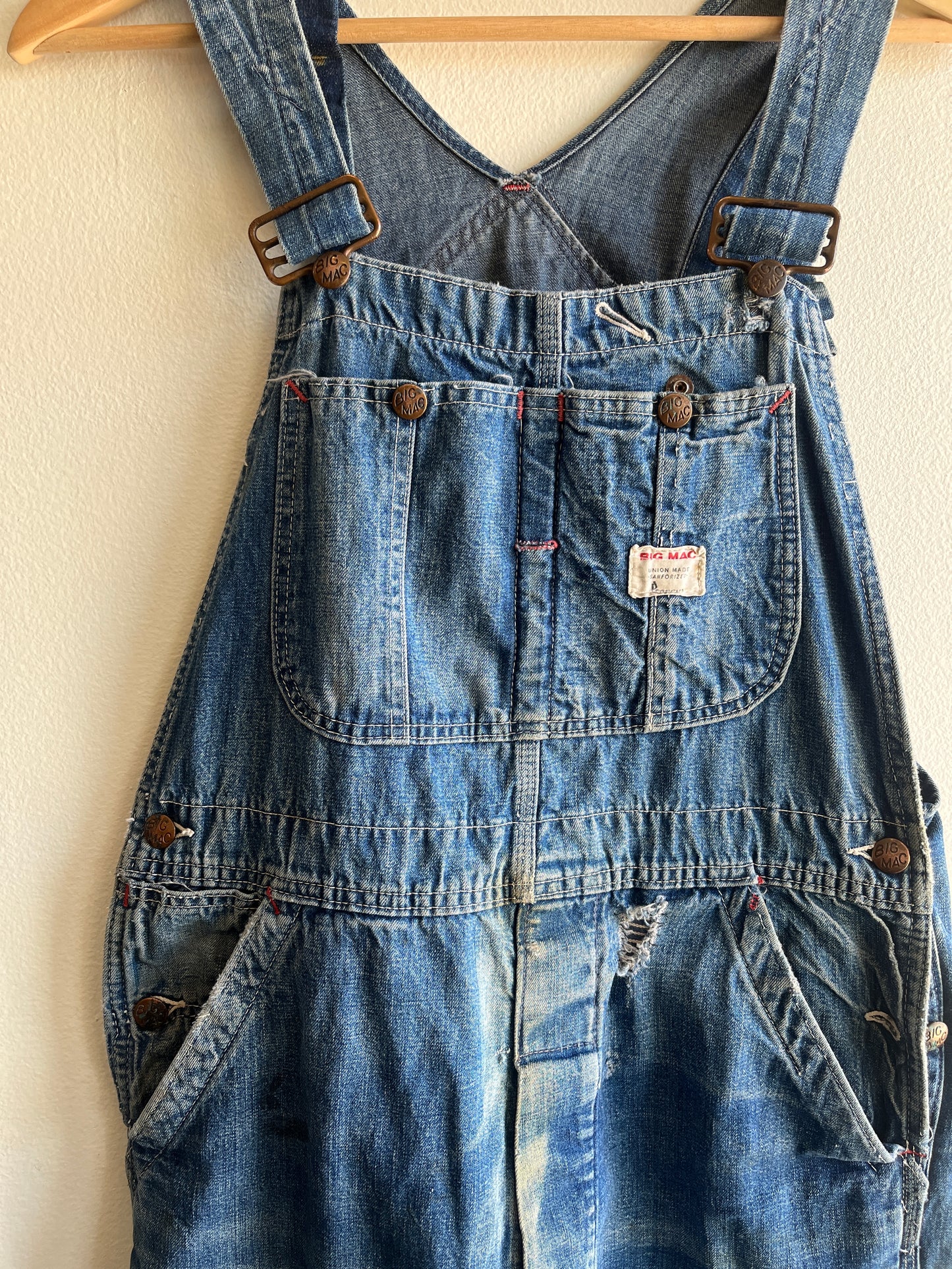 Vintage 1950’s Penney’s Big Mac Denim Overalls - La Lovely Vintage 