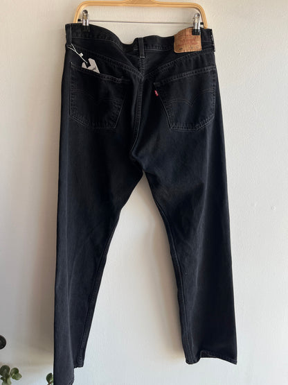 Vintage Y2K Levi’s 501 Black Denim Jeans