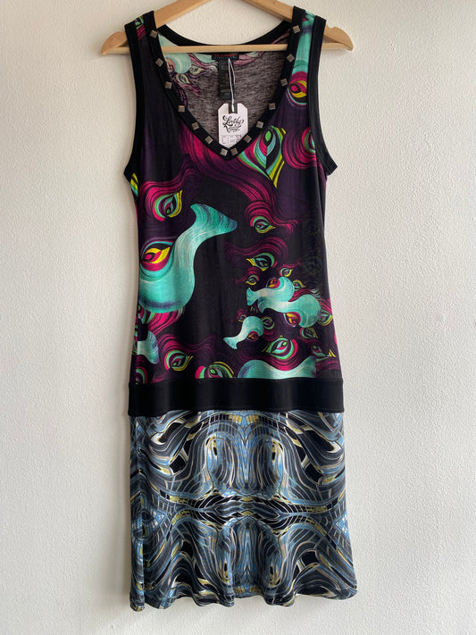 Vintage Y2K Custo Barcelona midi dress - La Lovely Vintage 