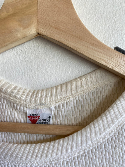Vintage 1950’s Waffle Knit Thermal Undershirt