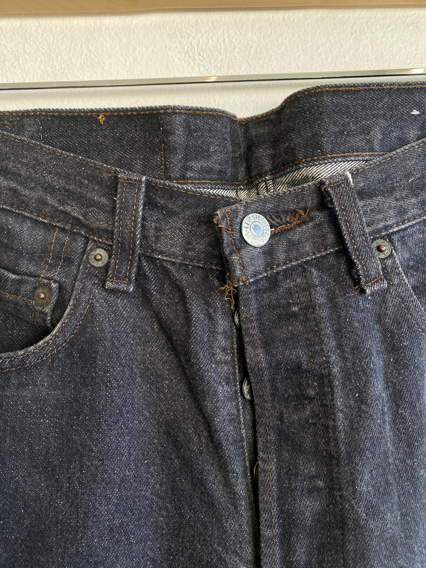 Vintage 1980’s Levi’s 501 Black Denim Jeans