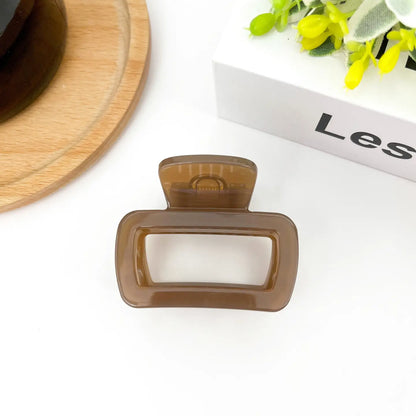 Small Square Thickened Hair Claw Clip